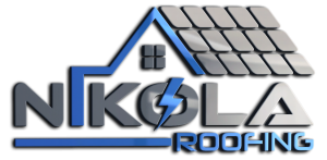 Nikola Roofing blue Logo
