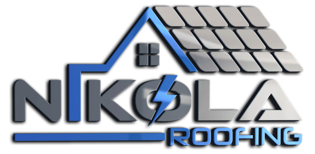 Nikola Roofing blue Logo